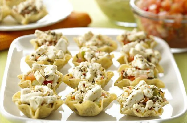 Alouette Verkruimelde Geitenkaas Provençaalse Mini-Taco's