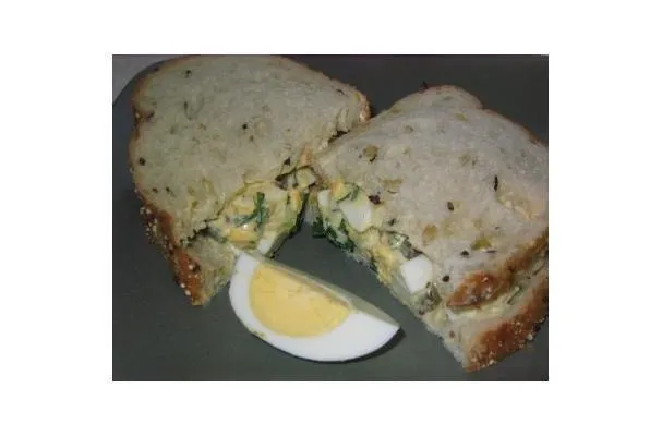 Eiersalade met dragonmosterd