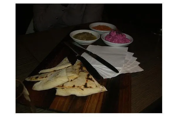 Gebakken aubergine of courgette