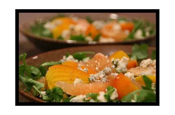 Rucolasalade met sinaasappels