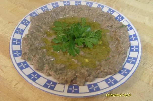Midden-Oosterse auberginedip - Baba Ganoush