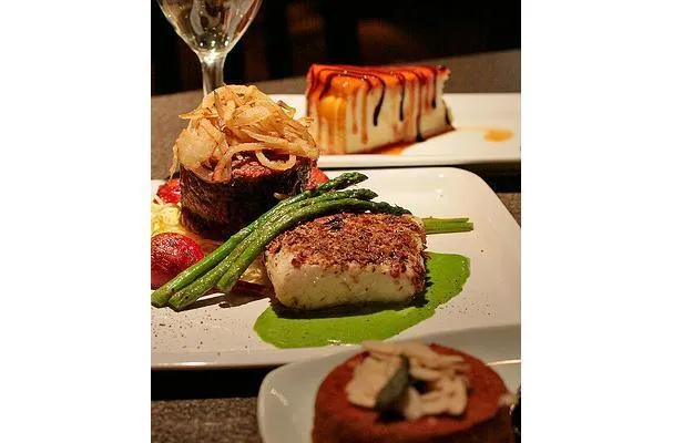 Gegrilde heilbot met paddenstoelenkorst