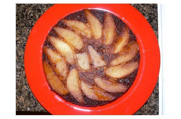 Omgekeerde Peer Taart