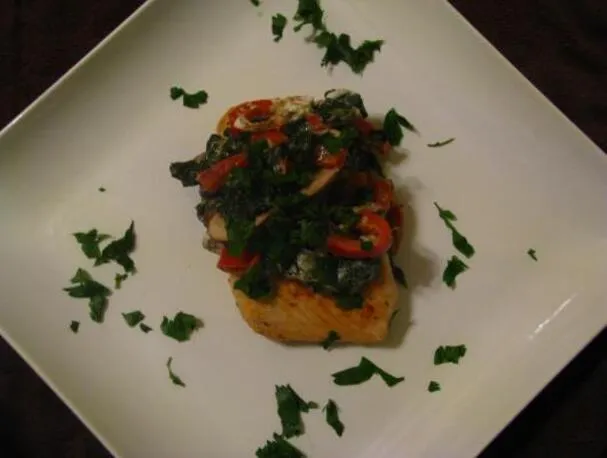 Zalm & Groentekaassaus