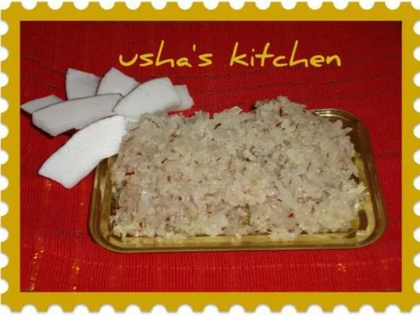 DE EENVOUDIGE MANIER: 'KOKOSBURFI'