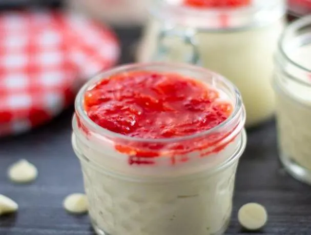 Witte chocolademousse