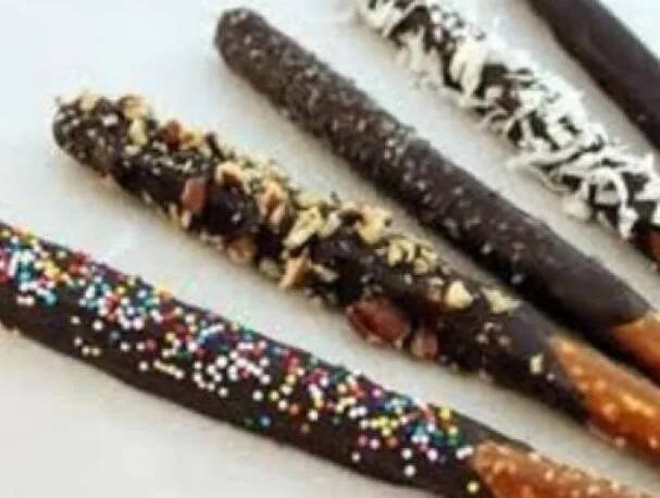 Chocolade Pretzelstaafjes