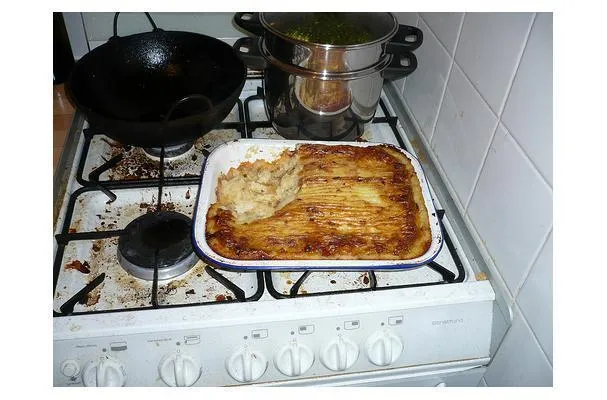 Kaas-aardappelen uit de oven
