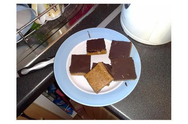 Chocolade Amandel Vierkantjes